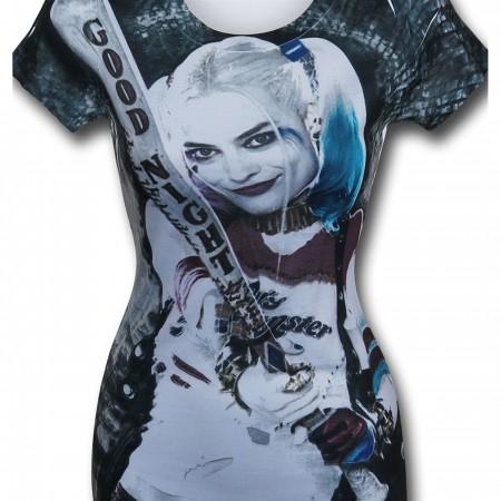 Suicide Squad Harley Quinn Sublimated Women's T-Shirt