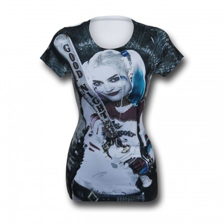 Suicide Squad Harley Quinn Sublimated Women's T-Shirt