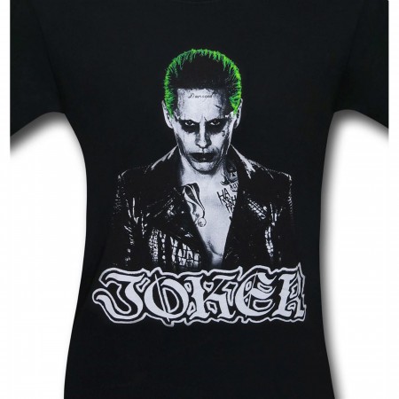 Suicide Squad Joker Image & Logo Men's T-Shirt