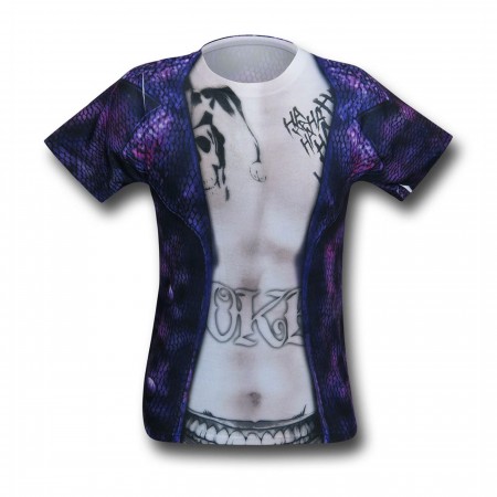 Suicide Squad Joker Costume Sublimated Men's T-Shirt