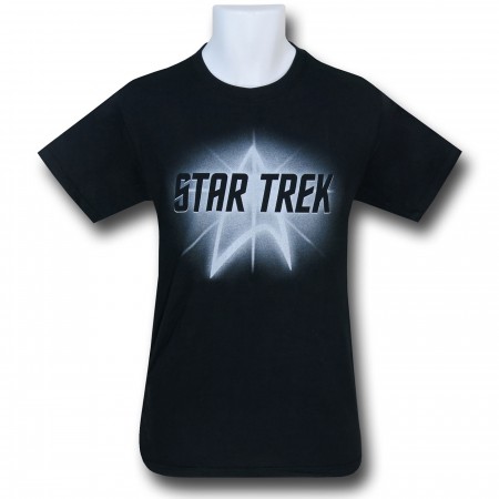 Star Trek Pulsar Logo Black T-Shirt