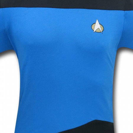 Star Trek Next Generation Blue Costume T-Shirt