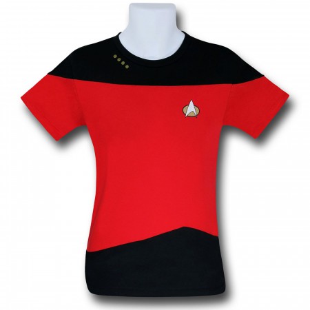 Star Trek Next Generation Red Costume T-Shirt
