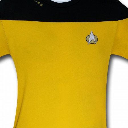 Star Trek Next Generation Yellow Costume T-Shirt
