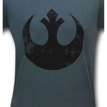 Star Wars Old Rebel 30 Single Charcoal T-Shirt