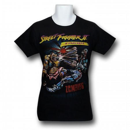 Street Fighter Turbo Rot 30 Single T-Shirt