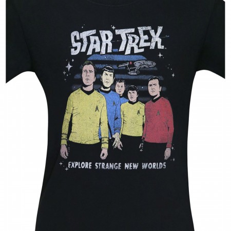 Star Trek Explore New Worlds Men's T-Shirt