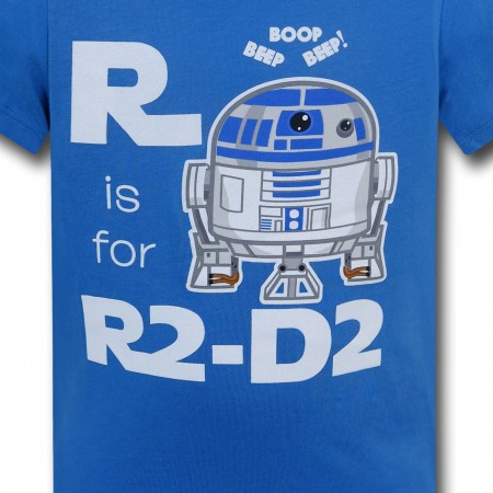 Star Wars R is for R2-D2 Toddler T-Shirt