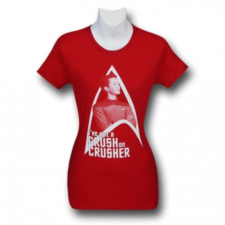 Star Trek Crusher Crush Red Women's T-Shirt