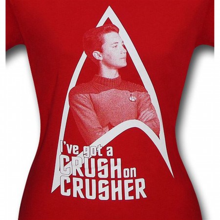 Star Trek Crusher Crush Red Women's T-Shirt
