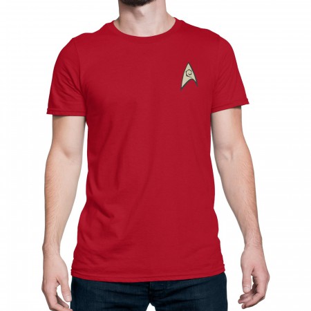 Star Trek Engineering Security Uniform T-Shirt
