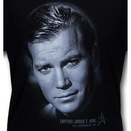 Star Trek James T Kirk Close Up T-Shirt