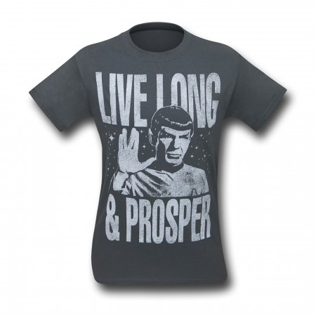 Star Trek Live Long & Prosper Grey Men's T-Shirt