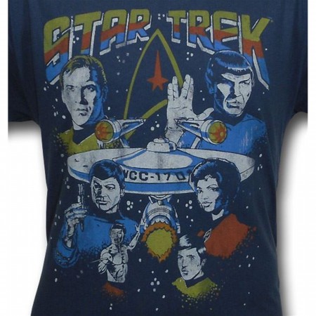 Star Trek Montage Junk Food T-Shirt