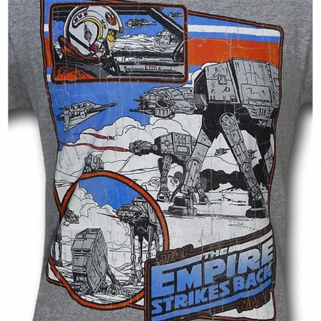 Star Wars AT-AT Empire Montage T-Shirt