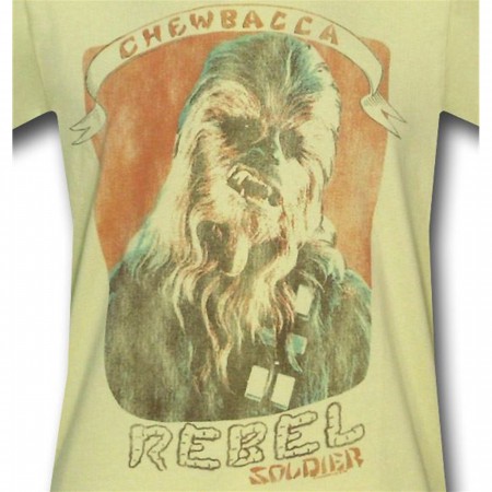 Chewbacca Rebel Soldier Junk Food T-Shirt