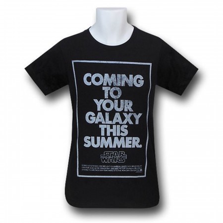 Star Wars Coming This Summer 30 Single T-Shirt