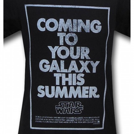 Star Wars Coming This Summer 30 Single T-Shirt