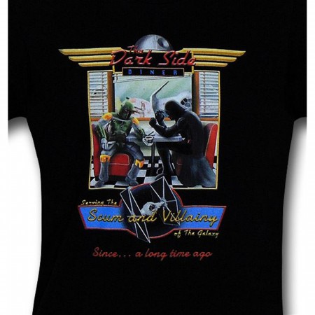 Star Wars Dark Side Diner 30 Single T-Shirt