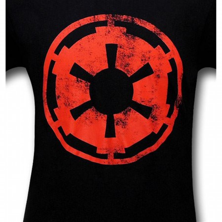 Star Wars Red Empire 30 Single Black T-Shirt