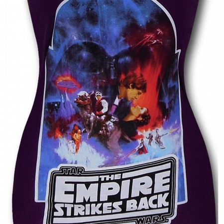 Star Wars Empire Strikes Back Women's V-Neck T-Shirt