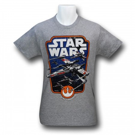 Star Wars Grey X-Wing Squadron T-Shirt