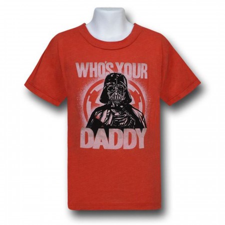 Star Wars Kids Daddy Orange Red Decco T-Shirt