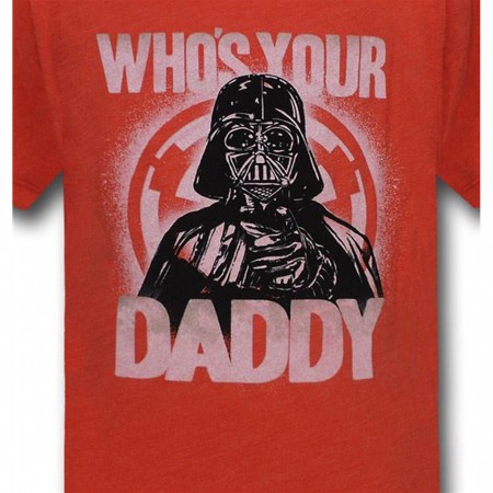 Star Wars Kids Daddy Orange Red Decco T-Shirt
