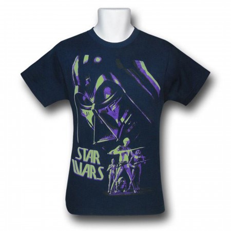 Star Wars Vader Kids UV-Ink T-Shirt