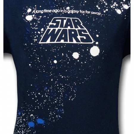 Star Wars All Over Print Glowing Movie Poster T-Shirt