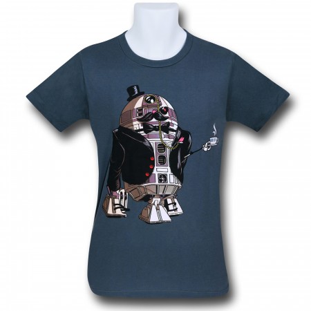Star Wars R2D2 Tea Time Grey 30 Single T-Shirt
