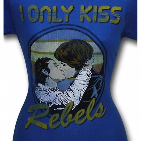 Star Wars Rebel Kiss Junior Womens T-Shirt