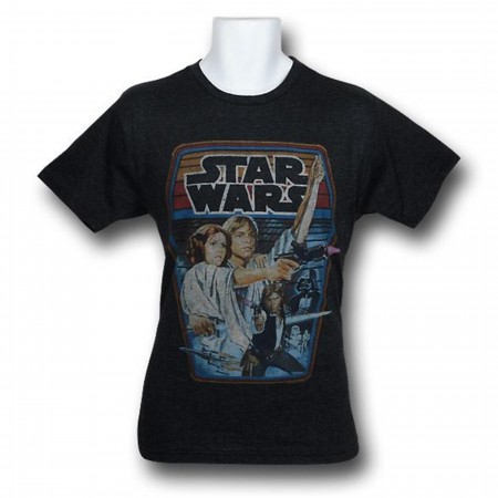 Star Wars Retro Poster Junk Food T-Shirt