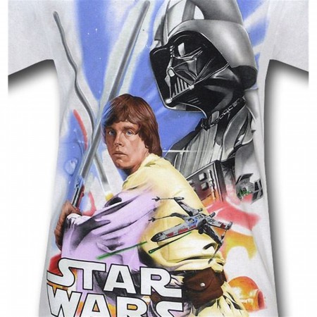 Star Wars Vader Luke UV-Ink T-Shirt