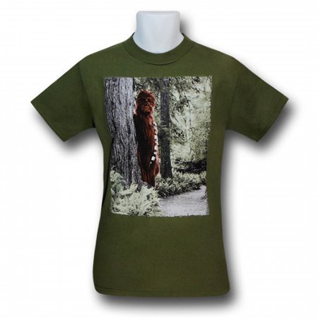Star Wars Wookiee in the Woods T-Shirt