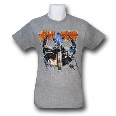 Star Wars X-Wing Burst 30 Single T-Shirt