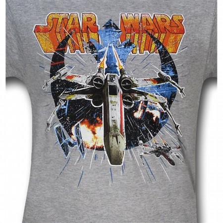 Star Wars X-Wing Burst 30 Single T-Shirt
