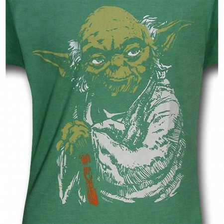 Star Wars Yoda Green 30 Single T-Shirt
