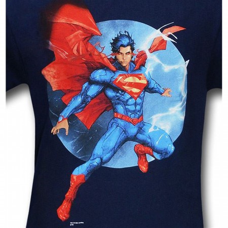 Superman New 52 Riding the Lightning T-Shirt
