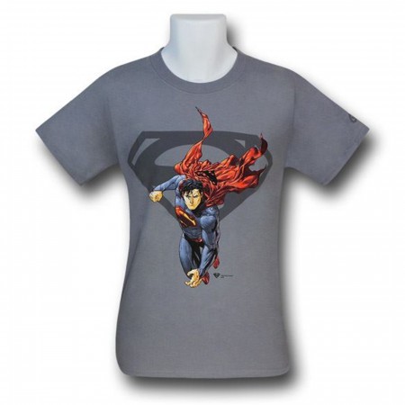 Superman Action by Tony Daniels T-Shirt