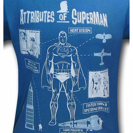 Superman Attributes 30 Single T-Shirt
