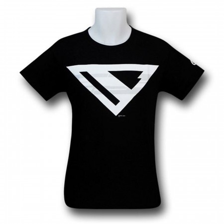 Superman Beyond Symbol Black T-Shirt