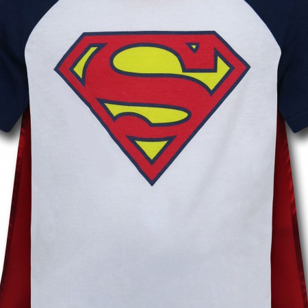 Superman Kids Caped T-Shirt