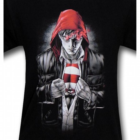 Superman Earth One Cover Black T-Shirt