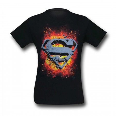 Superman Exploding Symbol T-Shirt