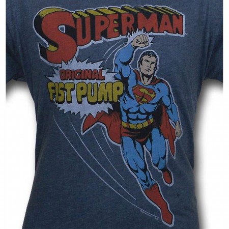 Superman Fist Pump Junk Food T-Shirt