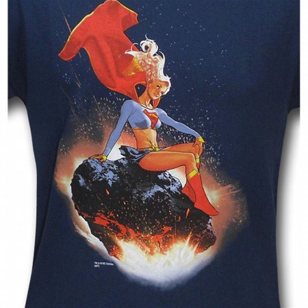 Supergirl T-Shirt Meteorite Adam Hughes