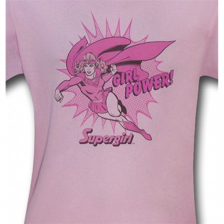 Supergirl Pink Tough Kids T-Shirt