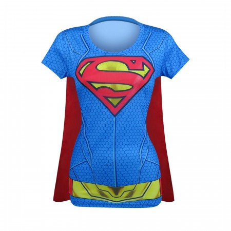 Supergirl Suit Up Women's Costume T-Shirt