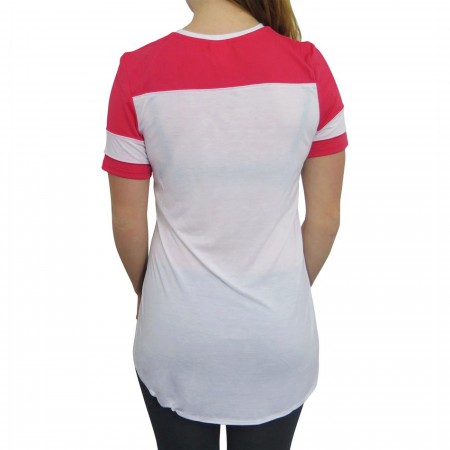 Superman Women's Side Split Football Tunic T-Shirt